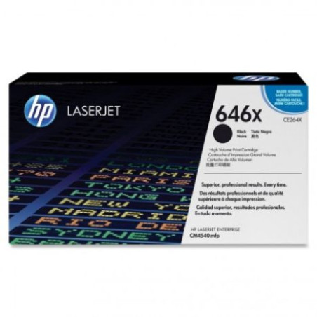 Toner Original HP 646X Negro - CE264X [PAG-17000]