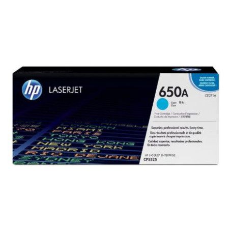 Toner Original HP 650A Cian - CE271A [PAG-15000]