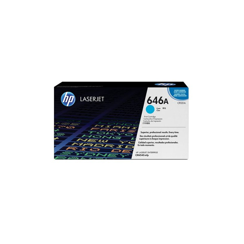 Toner Original HP 646A Cian - CF031A [PAG-12500]