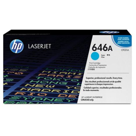Toner Original HP 646A Cian - CF031A [PAG-12500]