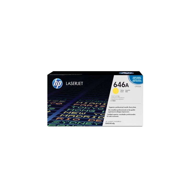 Toner Original HP 646A Amarillo - CF032A [PAG-12500]