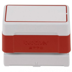 Pack 6 Sellos Original BROTHER 27 x 70 mm Rojo - PR2770R6P