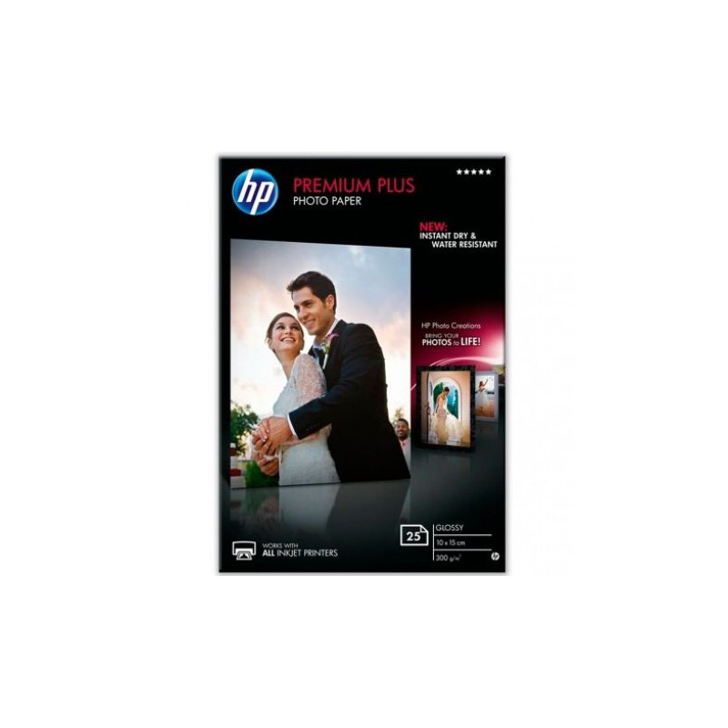 Papel Fotográfico Original HP Glossy Premium - CR677A