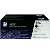 Pack 2 Toner Original HP 12A Negro - Q2612AD [PAG-2000]