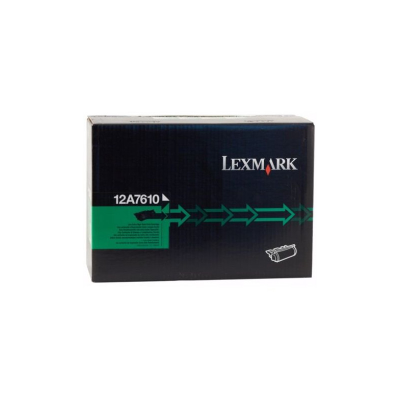 Toner Original LEXMARK 12A7610 Negro - 12A7610 [PAG-32000]