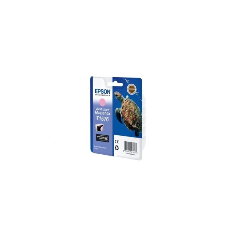 Cartucho Original EPSON T1576XL Magenta claro - C13T1576401 [ML-26]