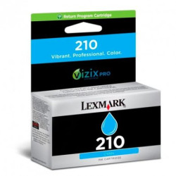 Cartucho Original LEXMARK 210 Cian - 14L0086E [PAG-500]