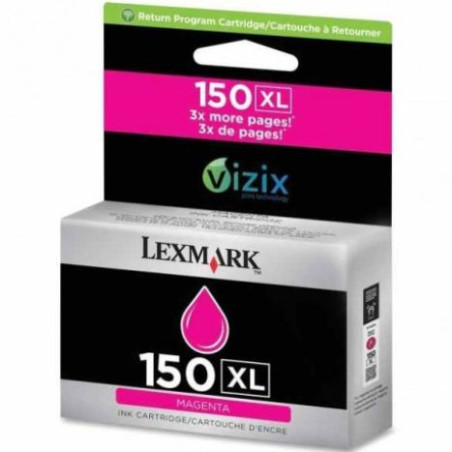 Cartucho Original LEXMARK 150XL Magenta - 14N1616E [PAG-700]
