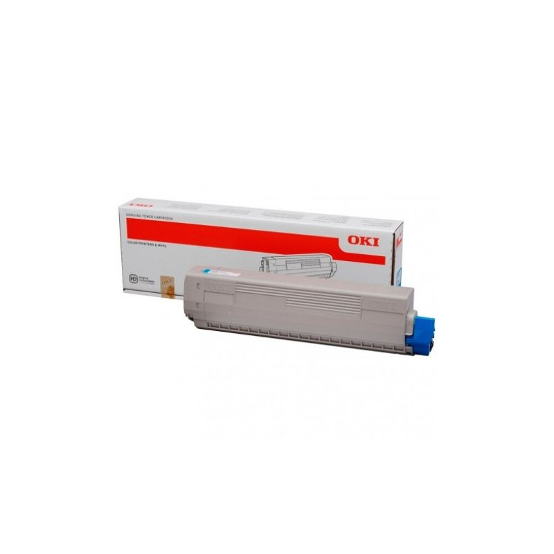 Toner Original OKI C822 Cian - 44844615 [PAG-7300]