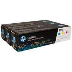 Pack Toner Original HP 126A Tricolor - CF341A [PAG-3000]