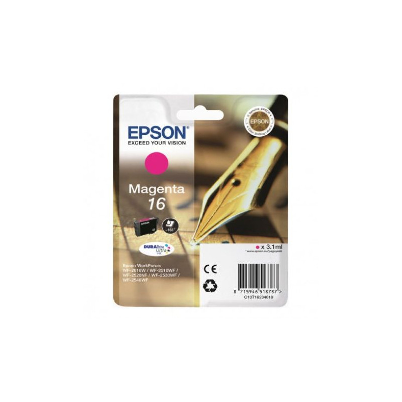 Cartucho Original EPSON 16 Magenta - C13T16234010 [ML-3.1][PAG-165]