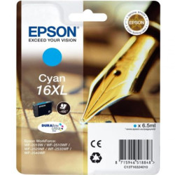 Cartucho Original EPSON 16XL Cian - C13T16324010 [ML-6.6][PAG-450]
