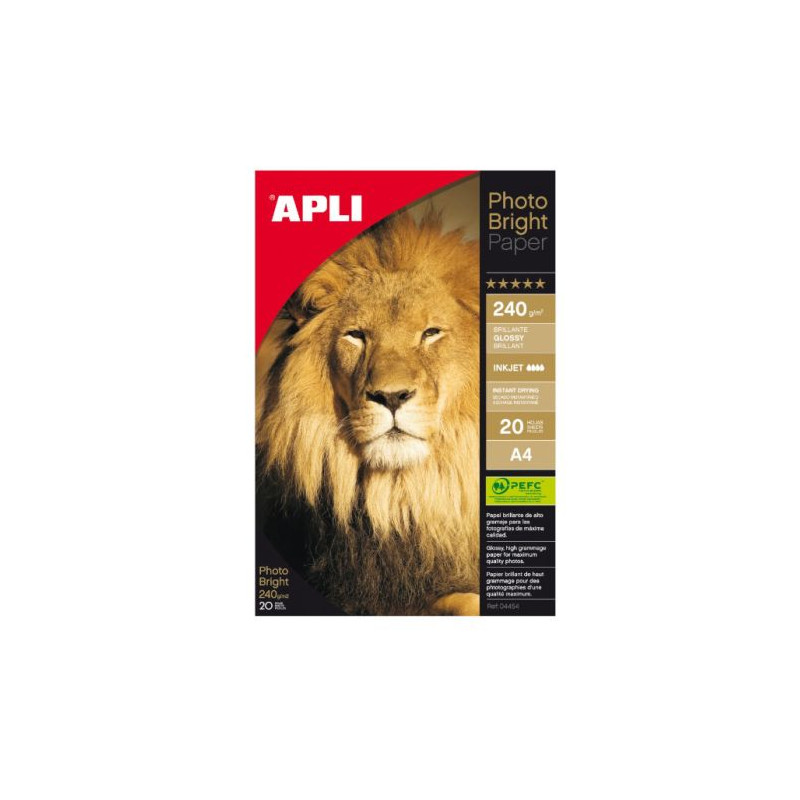 Papel Fotografico APLI A4 240 gr - 04454