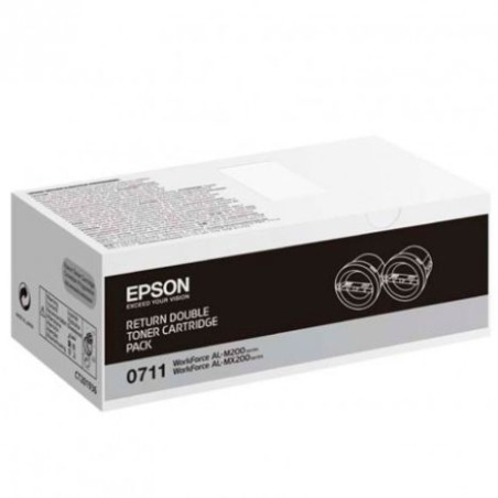 Toner Original EPSON S050711 Negro - C13S050711 [PAG-2500]