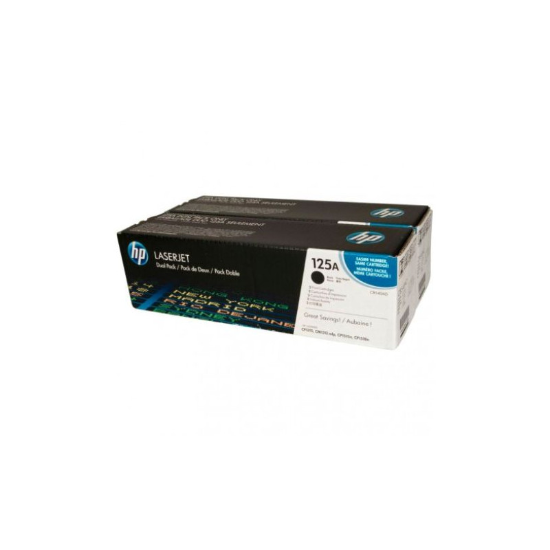 Pack 2 Toner Original HP 125A Negro - CB540AD [PAG-2200]