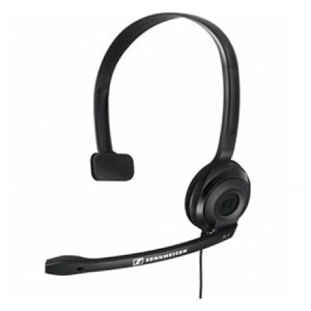 Auriculares Diadema SENNHEISER PC 2 CHAT 504194 - Jack 3.5mm · Monoaural · Micrófono · Negro