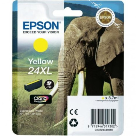 Cartucho Original EPSON 24XL Amarillo - C13T24344010 [ML-8.7][PAG-740]
