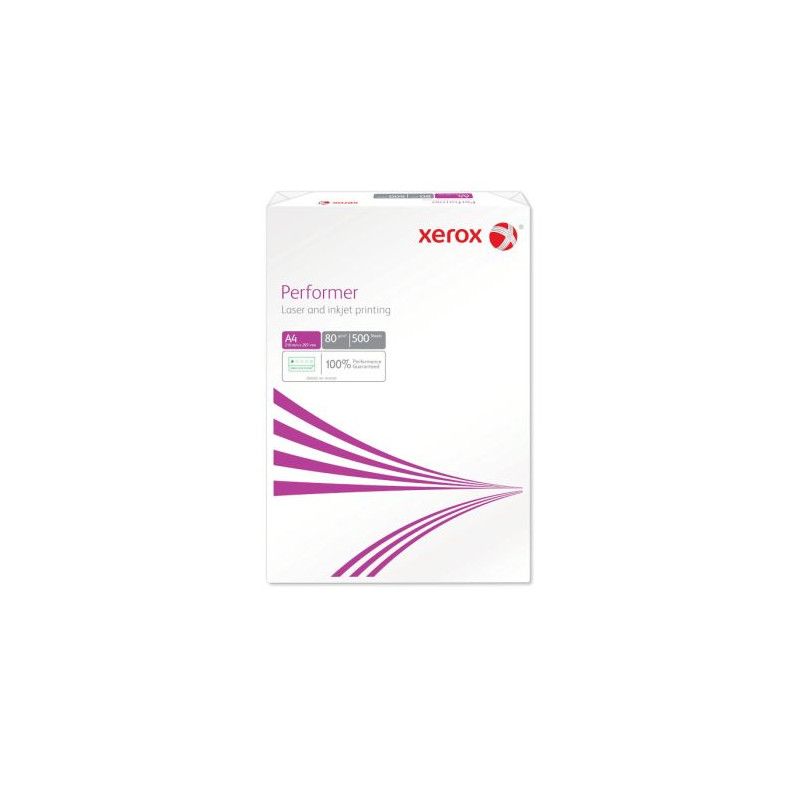 Paquete de Folios XEROX XEROXPERFORMER - DIN A4 · 80g · 210x297 mm · 500 Hojas · Max. 10 Unidades