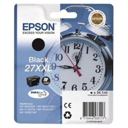 Cartucho Original EPSON 27XXL Negro - C13T27914010 [ML-34.1][PAG-2200]