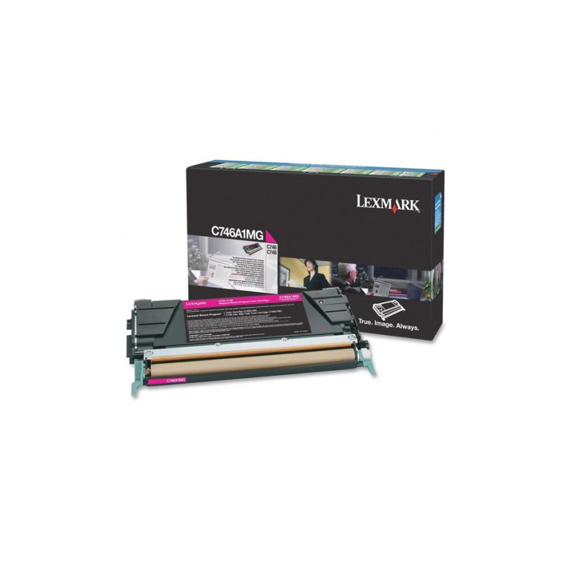 Toner Original LEXMARK C746A1 Magenta - C746A1MG [PAG-7000]