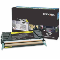 Toner Original LEXMARK C746A1 Amarillo - C746A1YG [PAG-7000]