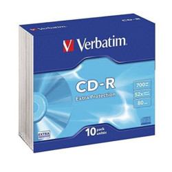 CD-R VERBATIM Datalife 43415 - 700MB · 52X · 10 unidades