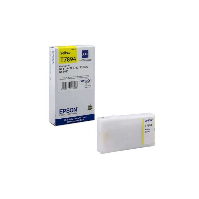 Cartucho Original EPSON T7894XXL Amarillo - C13T789440 [ML-34.2][PAG-4000]