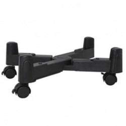 SOPORTE CPU CON RUEDAS APPROX APPMCSV2 PARA ORDENADOR DE SOBREMESA NEGRO