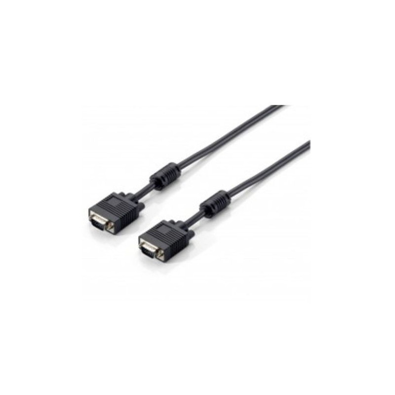 Cable S/VGA Macho a Macho - 10 m · Negro