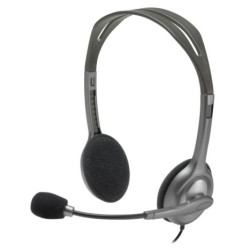 Auriculares LOGITECH H110 981-000271 - Jack 3.5 mm · Cable 180 cm · Micrófono · 2.0 · Negro