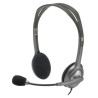 Auriculares LOGITECH H110 981-000271 - Jack 3.5 mm · Cable 180 cm · Micrófono · 2.0 · Negro