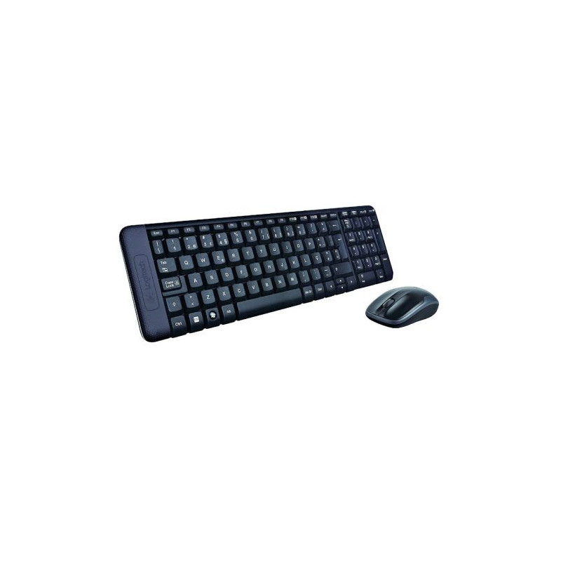 Pack Inalámbrico LOGITECH MK220 - USB · Teclado y Ratón · Negro