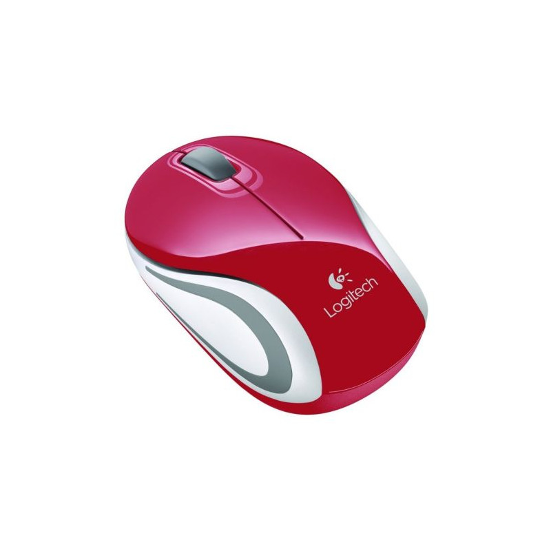 Ratón Inalámbrico LOGITECH M187 910-002732 - USB · 1000DPI · Rojo/Blanco