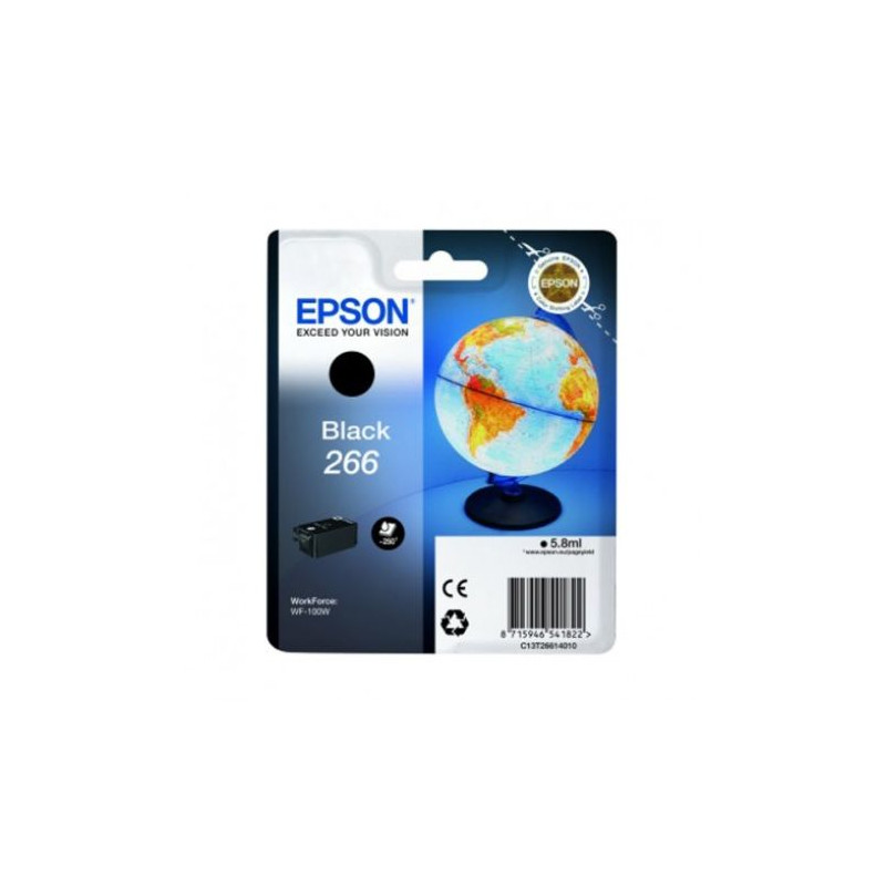 Cartucho Original EPSON 266 Negro - C13T26614010 [ML-5.8][PAG-250]