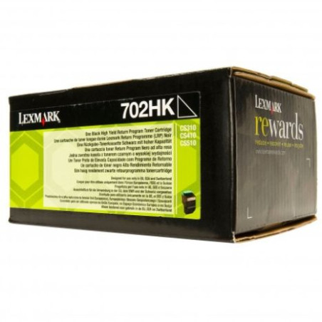 Toner Original LEXMARK 70C2HK0 Negro - 70C2HK0 [PAG-4000]