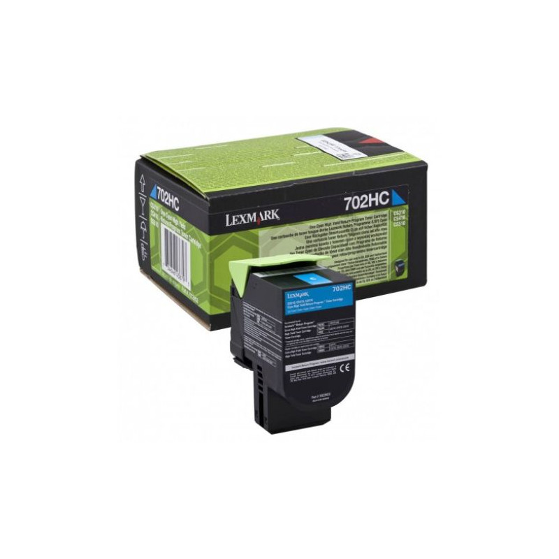 Toner Original LEXMARK 702H Cian - 70C2HC0 [PAG-3000]