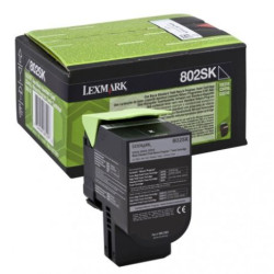 Toner Original LEXMARK 80C2S Negro - 80C2SK0 [PAG-2500]