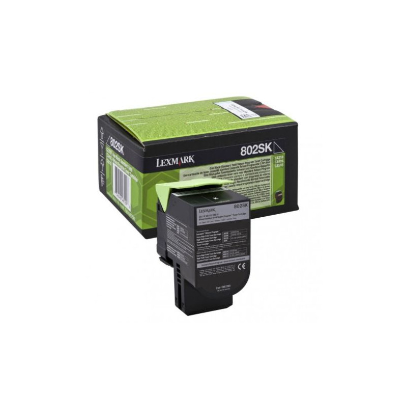Toner Original LEXMARK 80C2S Negro - 80C2SK0 [PAG-2500]