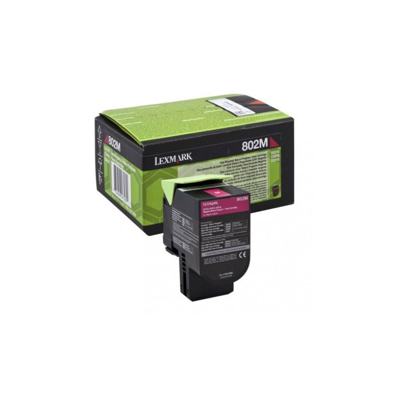 Toner Original LEXMARK 80C20M0 Magenta - 80C20M0 [PAG-1000]