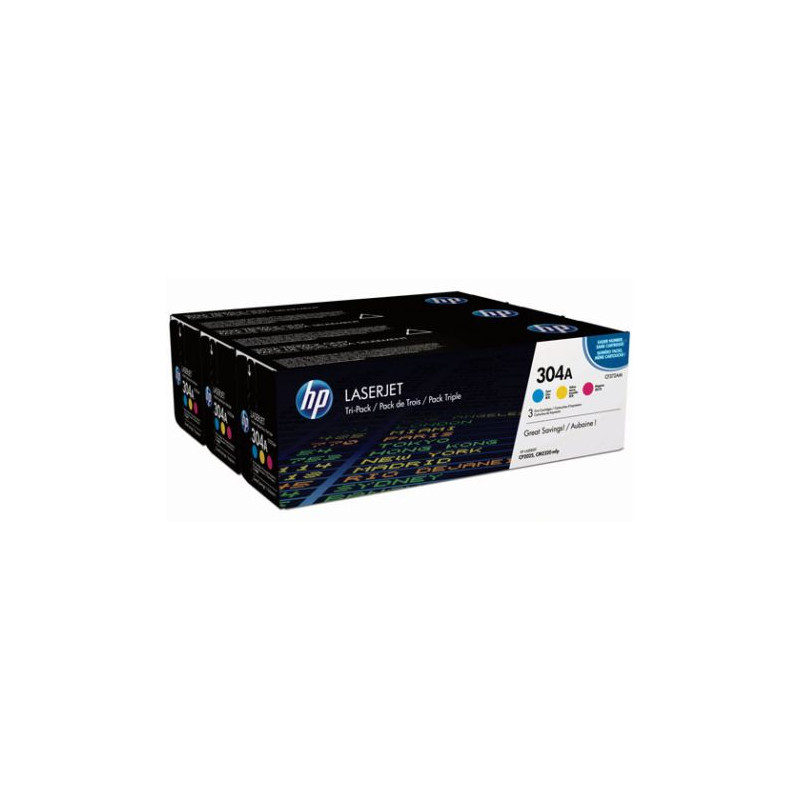 Toner Original HP 304A Tricolor - CF372AM [PAG-2800]
