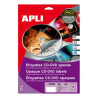 Etiquetas CD-DVD Mega APLI 25 Hojas - PL10601