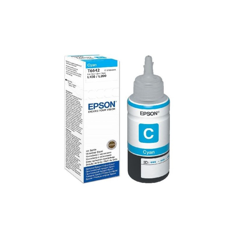 Cartucho Original EPSON T6642 Cyan - C13T664240 [ML-70][PAG-6500]