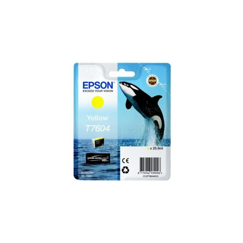 Cartucho Original EPSON T7604 Amarillo - C13T76044010 [ML-25.9]