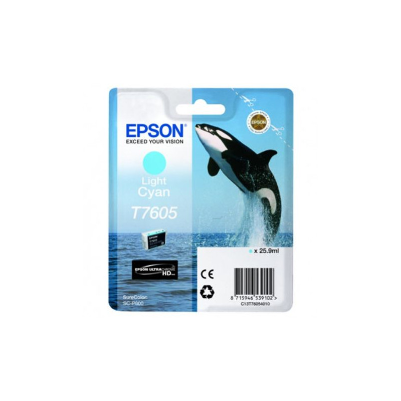 Cartucho Original EPSON T7605 Cyan - C13T76054010 [ML-25.9]