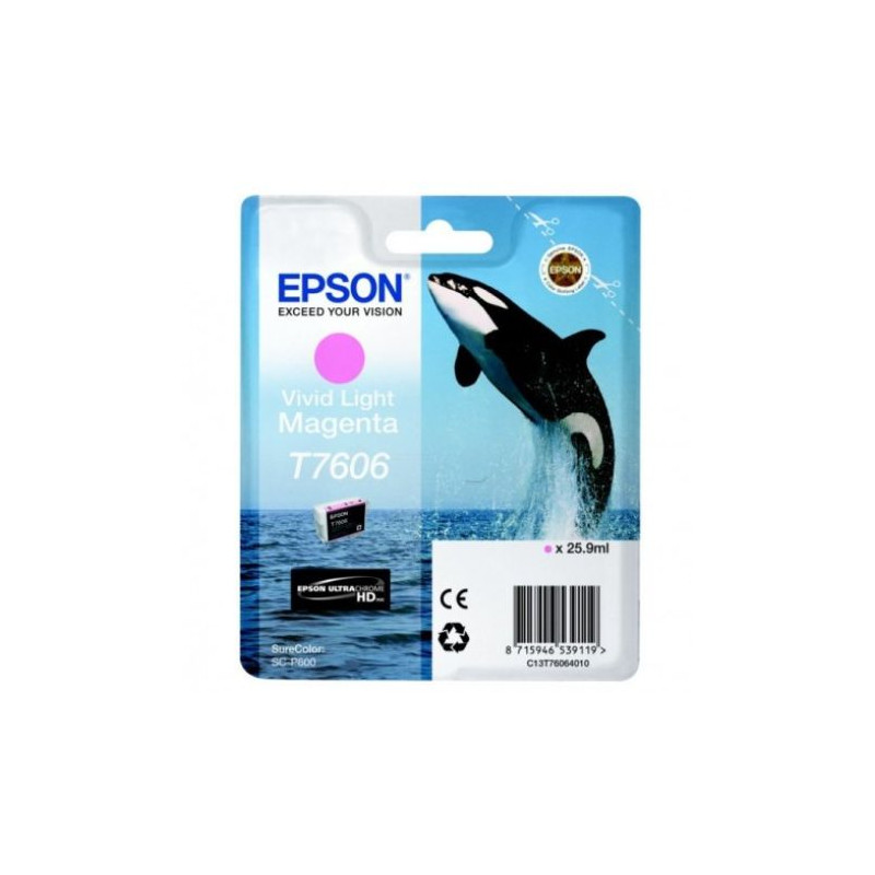 Cartucho Original EPSON T7606 Magenta - C13T76064010 [ML-25.9]