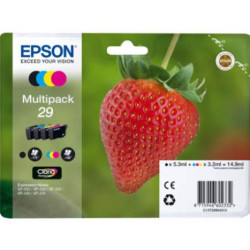 Pack Cartucho Original EPSON 29 BK+C+M+Y - C13T29864010 [ML-3.2][PAG-180]