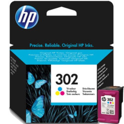Cartucho Original HP 302 Tricolor - F6U65AE [ML-3.5][PAG-165]