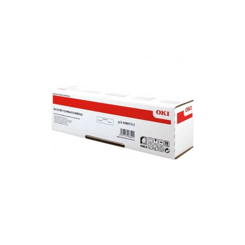 Toner Original OKI 45807111 Negro - 45807111 [PAG-12000]