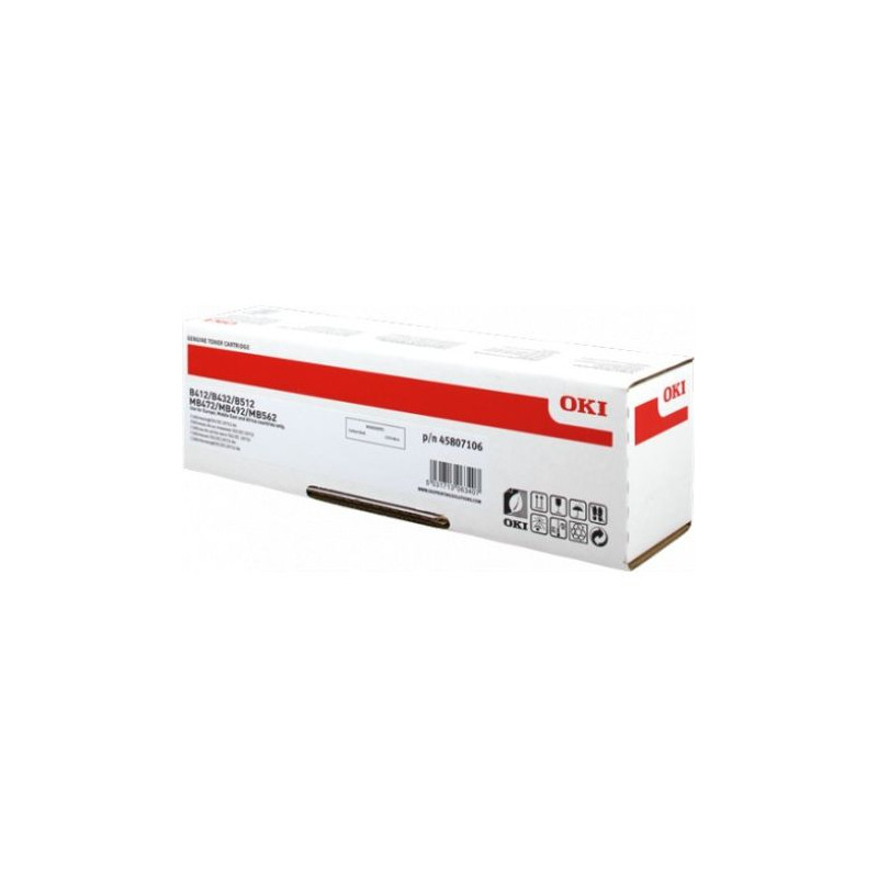 Toner Original OKI 45807106 Negro - 45807106 [PAG-7000]