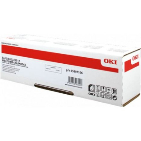 Toner Original OKI 45807106 Negro - 45807106 [PAG-7000]